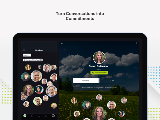 CloseForChiro iPad screenshot 1 - Social Networking app