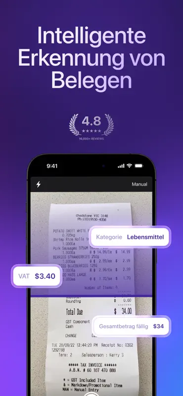 Smart Receipts: Expenses & Tax screenshot 1 of 6