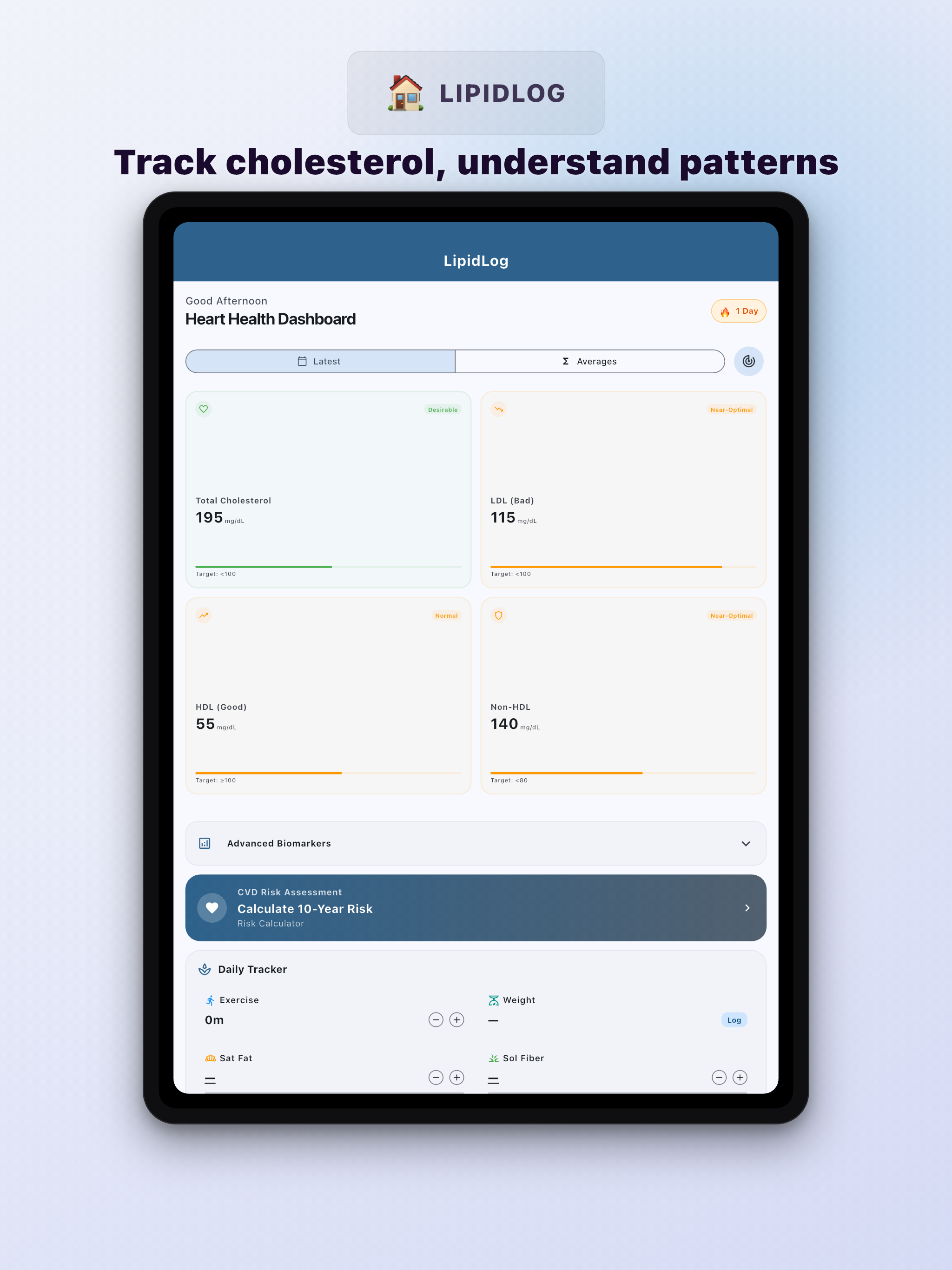 LipidLog screenshot 6