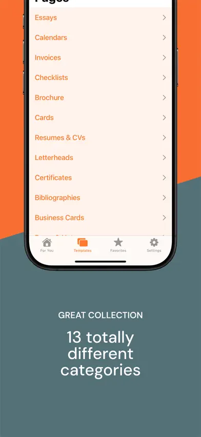 Templates for Pages Pro screenshot 2