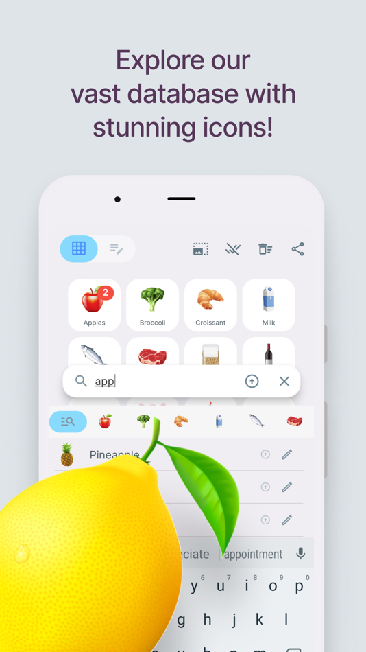 #2. Listic - Shopping list (iOS) 由: Andrei Evdokimov