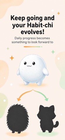 Habit-chi: Cute Habit Tracker iPhone screenshot