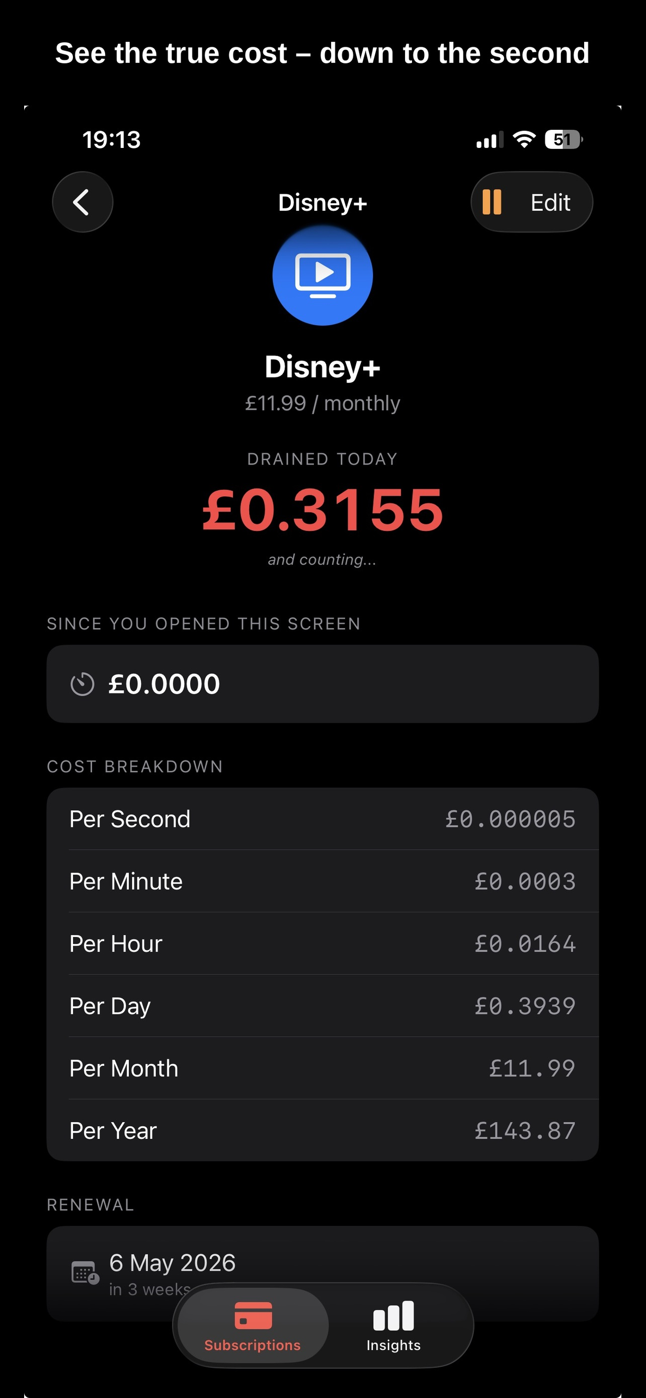 Price Decay: Subscriptions screenshot 2