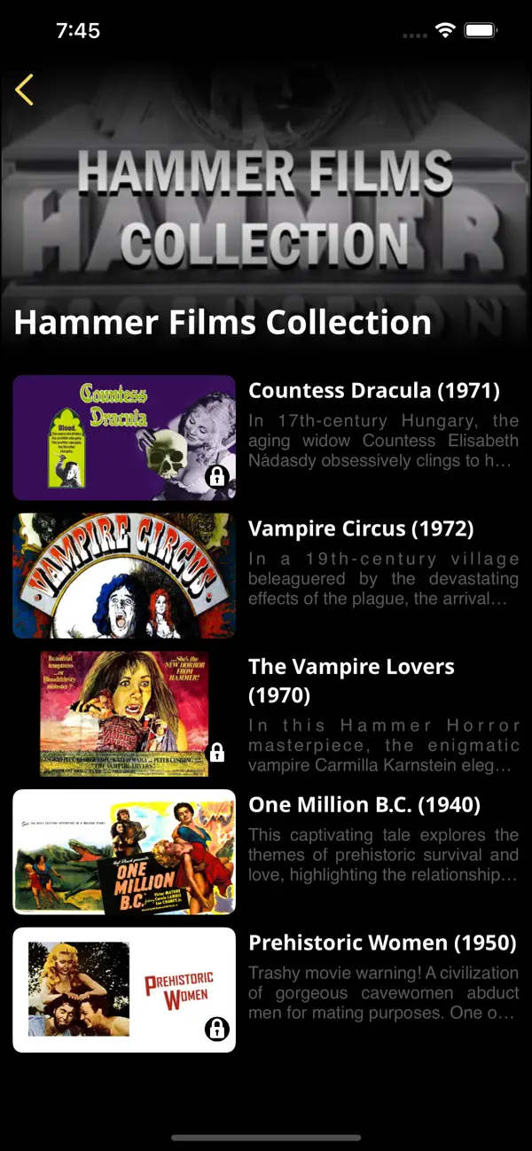 Screenshot #3 pour Cult Movie Channel