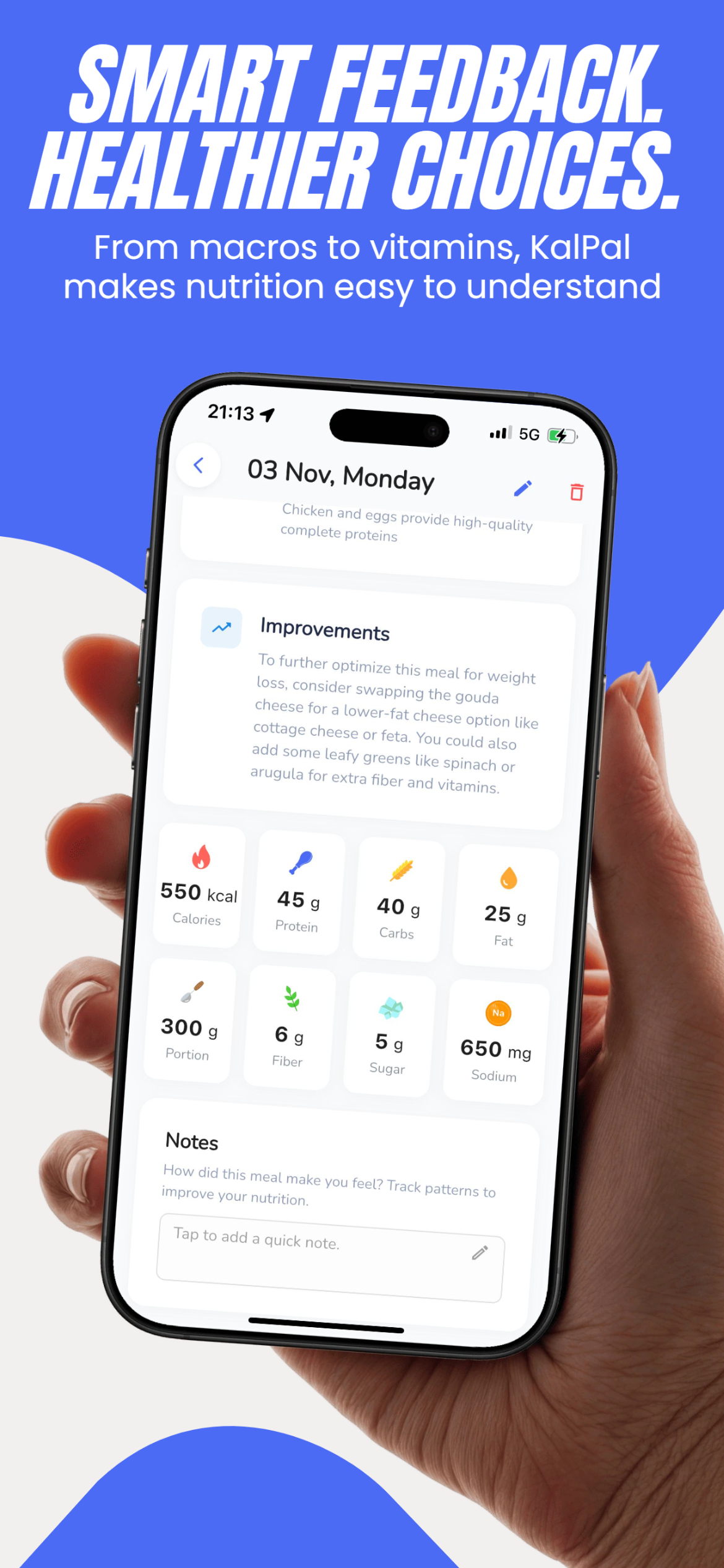 KalPal: AI Nutrition Coach