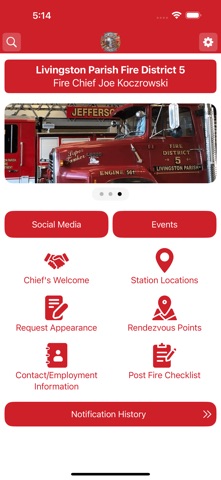 Livingston Parish Fire Dis 5 app screenshot