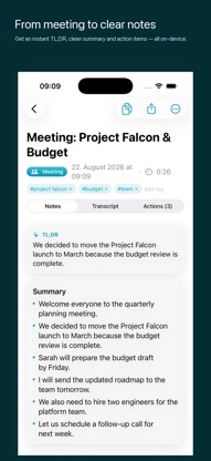 Lectern: Meeting Transcriber screenshot 2