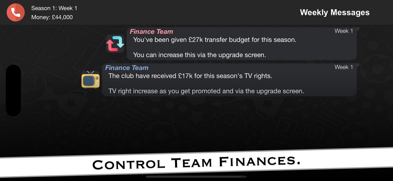 Football Tycoon 2 Hack screenshot 4 - iOS game interface