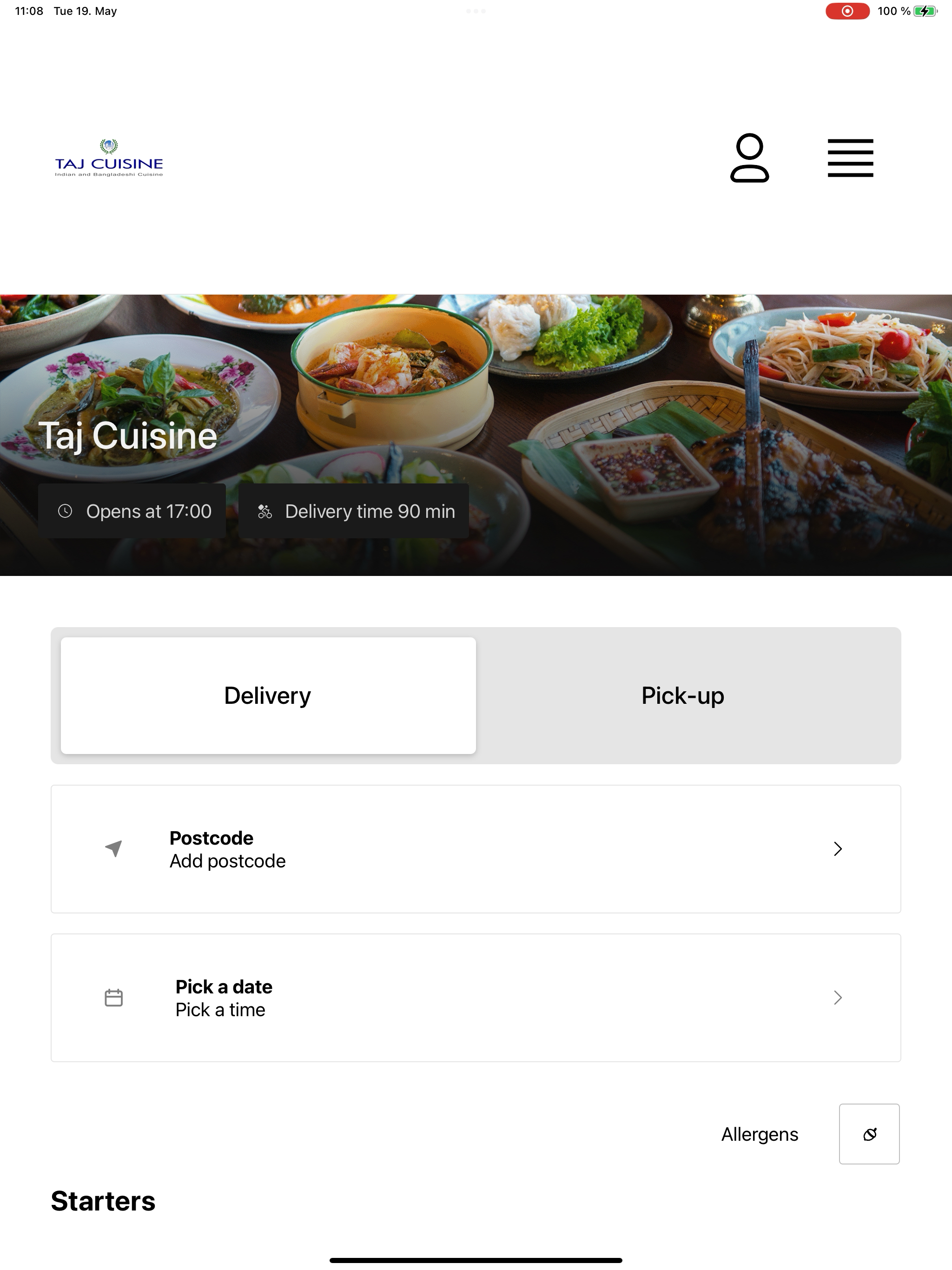 Taj Cuisine UK screenshot 5