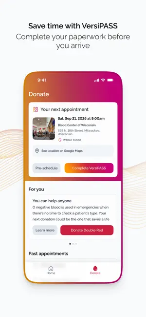 Versiti Donor screenshot 3