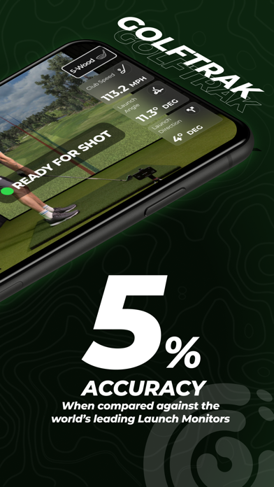 GolfTrak: Phone Launch Monitor Screenshot
