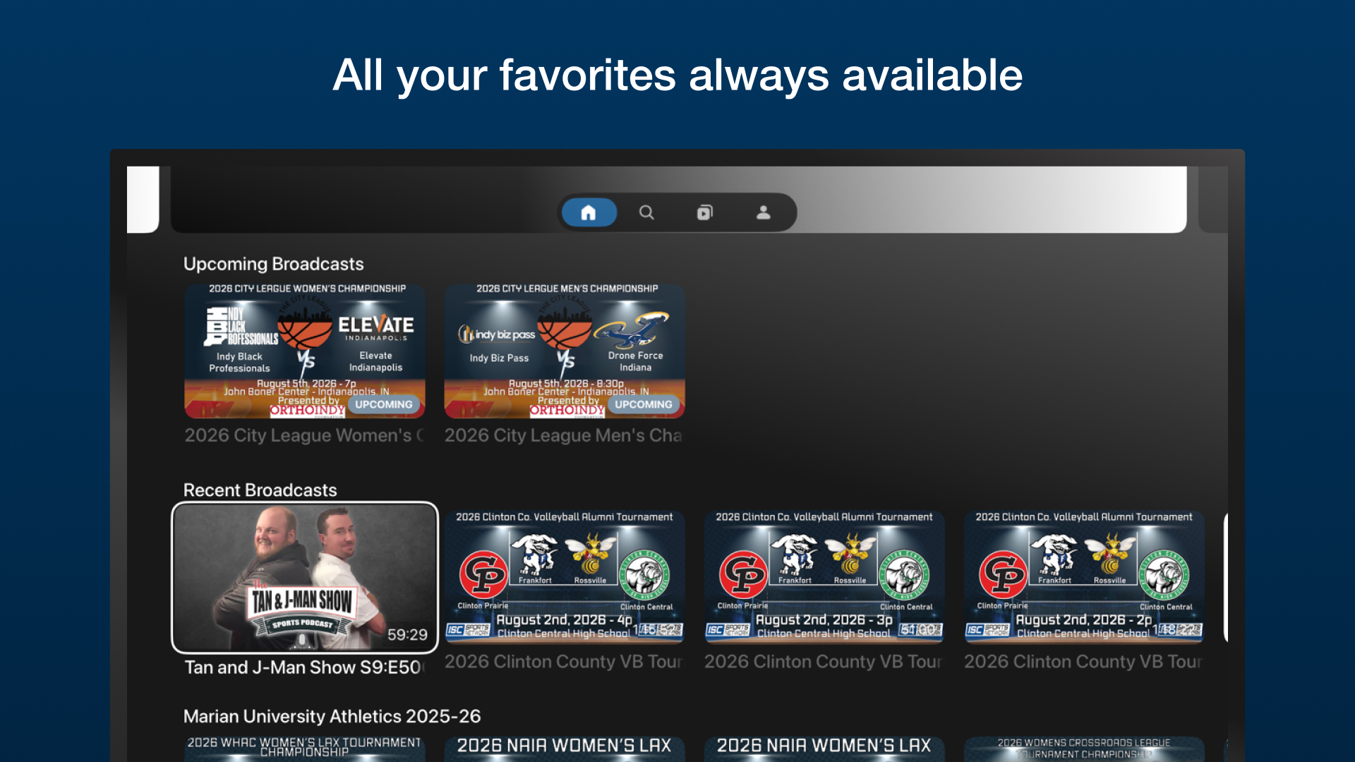 ISC Sports Network screenshot 11