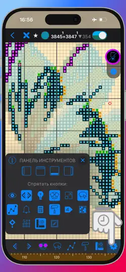 Скриншот Cross Stitch Saga на iPhone 3