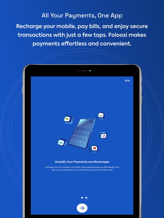 Screenshot #6 pour Foloosi-Recharge, Bill Pay UAE