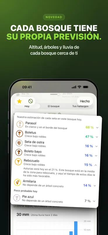 ShroomCast: Previsión de setas screenshot 2 of 7