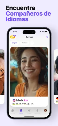 Captura de pantalla de HelloTalk - Aprende Idioma en iPhone 4