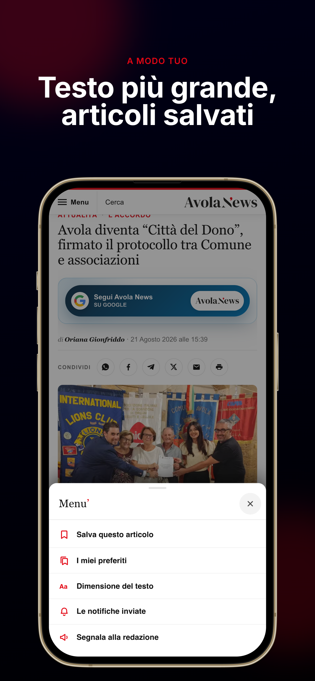 Avola News screenshot 4