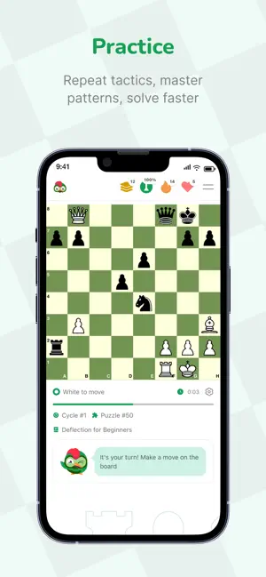 Disco Chess Tactics Puzzles screenshot 1