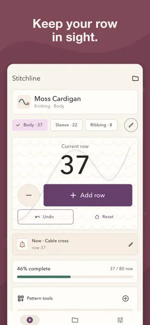 Stitchline: Row Counter screenshot 1