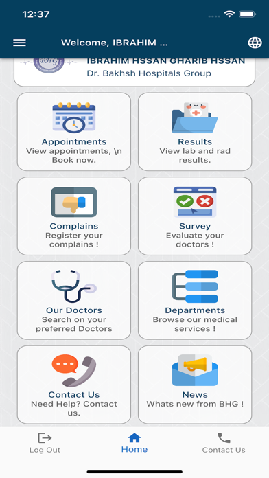 Dr. Bakhsh Hospital Group Screenshot