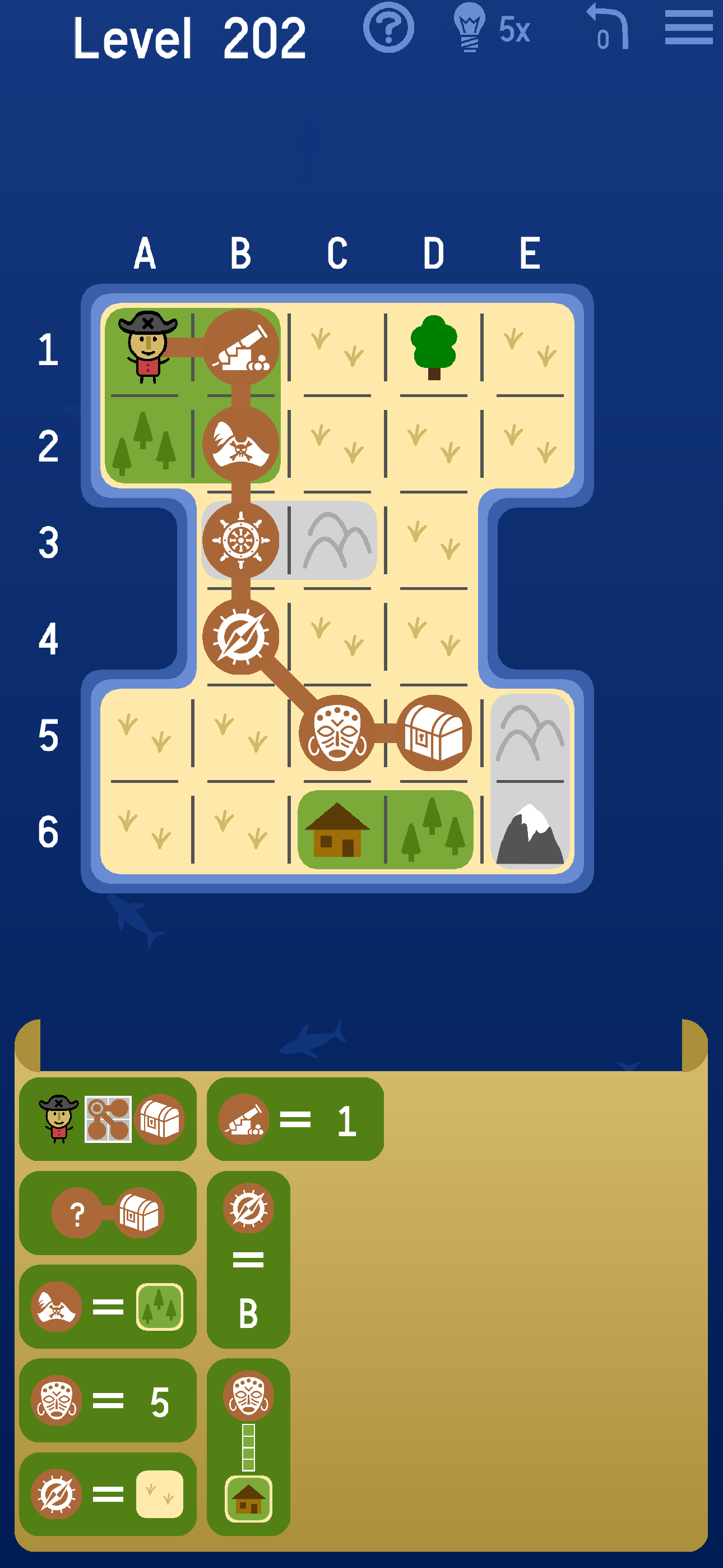 Einstein Riddle Island Puzzle