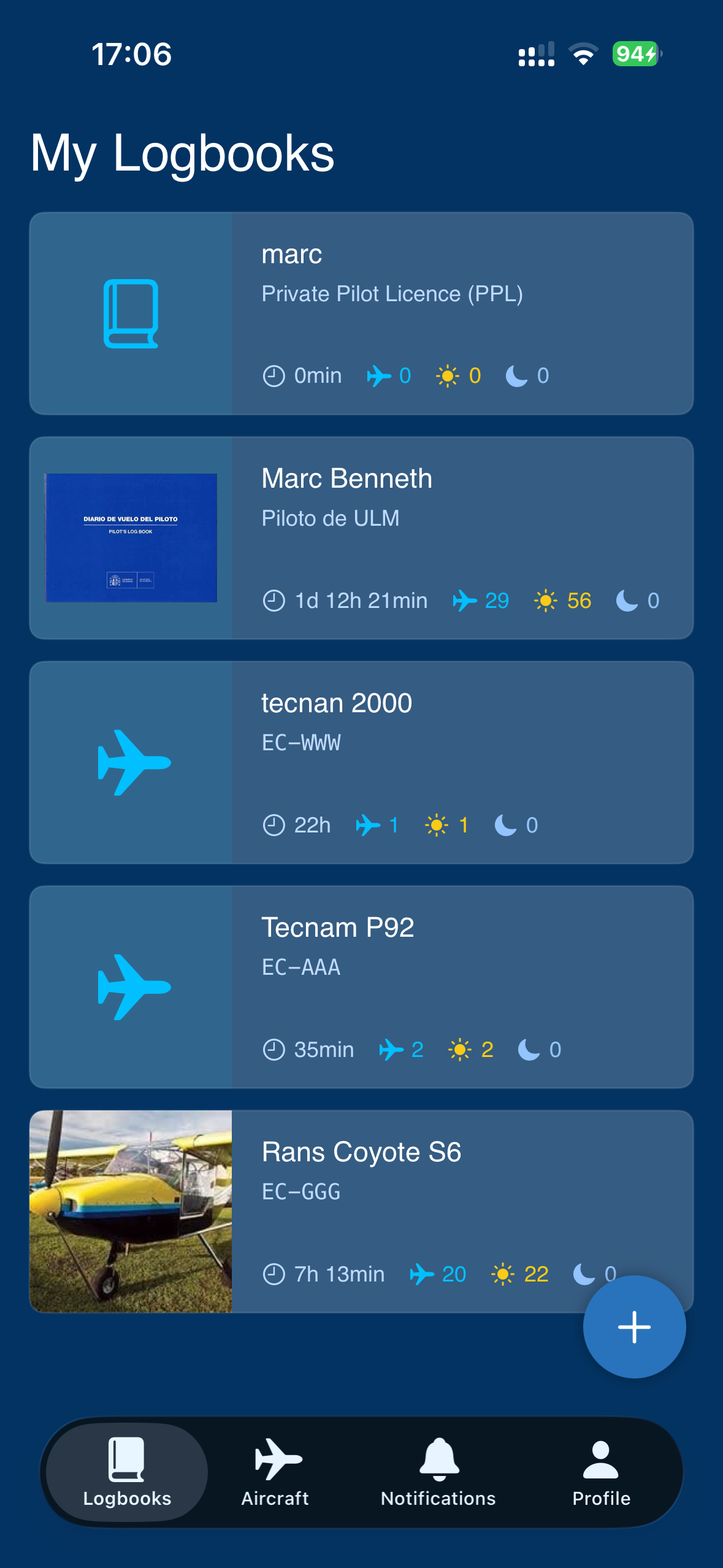 JustLogbook screenshot 2