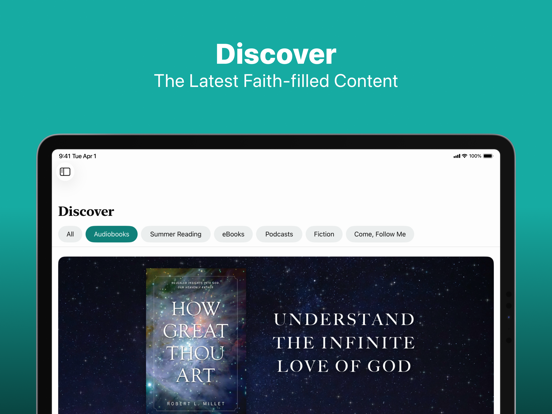 Deseret Bookshelf LDS Books iPad screenshot