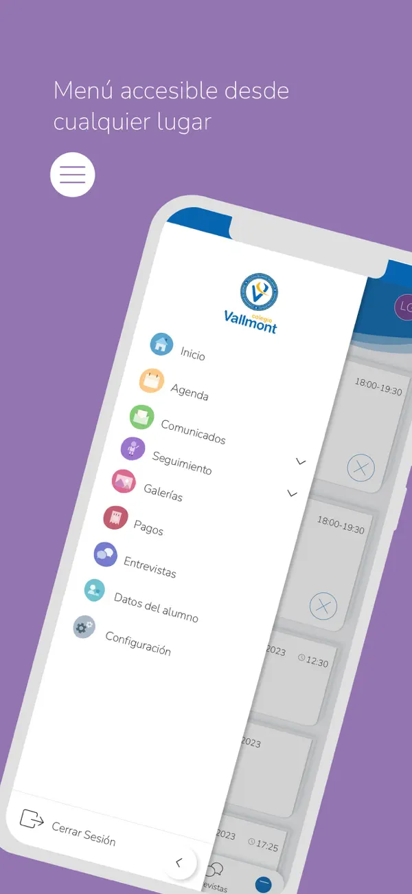 Screenshot #3 pour Colegio Vallmont Comunicación