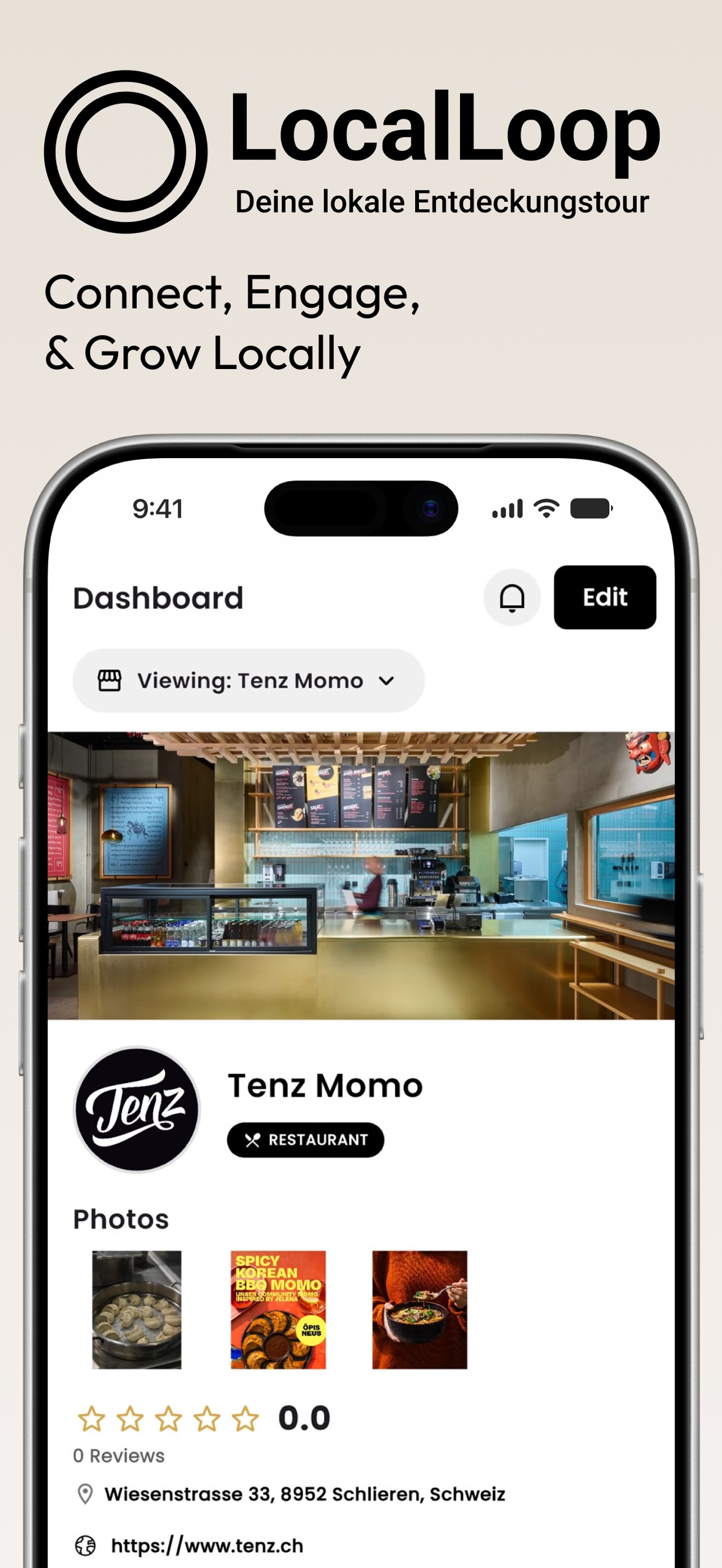 Screenshot 1 of LocalLoop Business