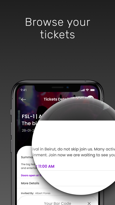 SKIP: From invite to event. Screenshot