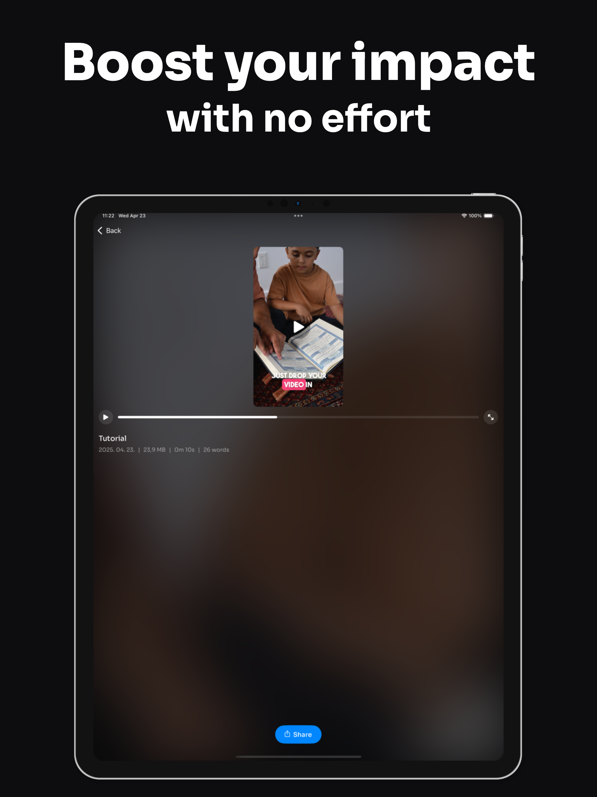 Scribo: AI Captions for Videos
