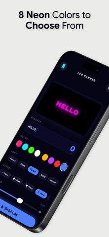 LED Banner: Neon Marquee iPhone screenshot