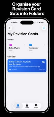 Revision Cards iPhone screenshot