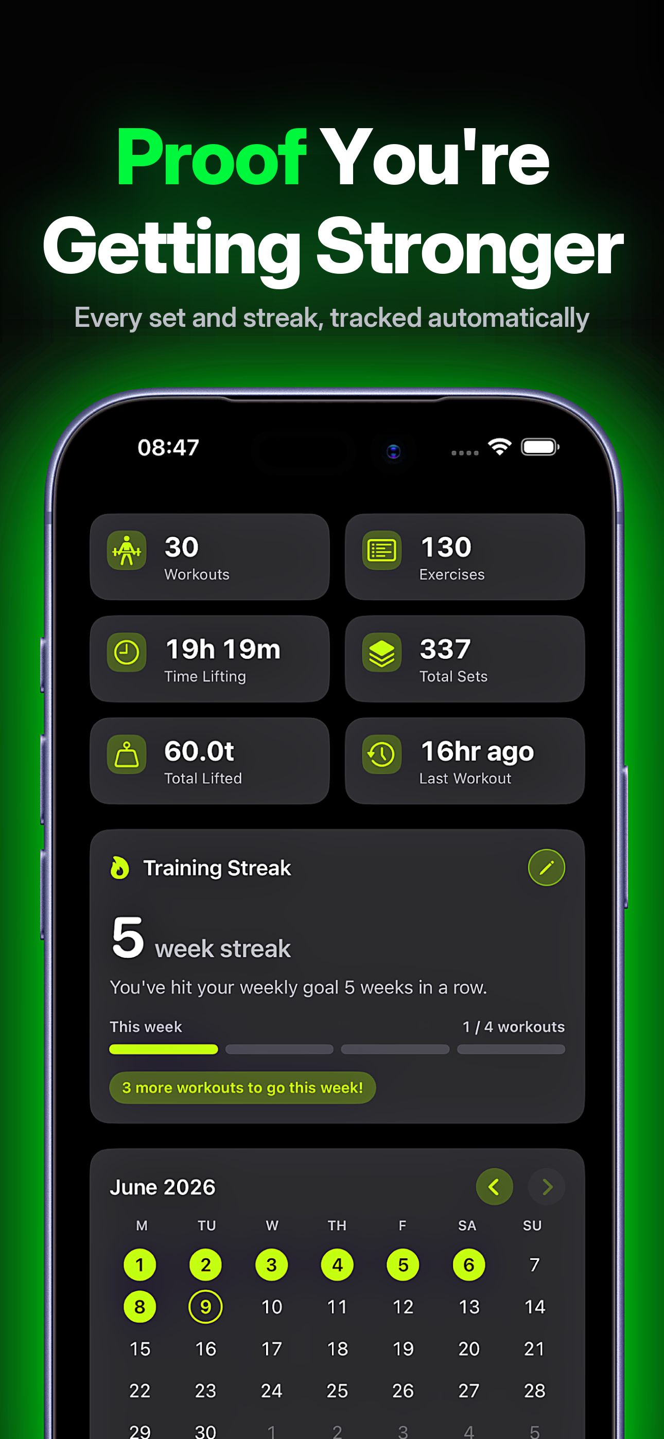 Gymstrike: Gym Log & Tracker screenshot 4