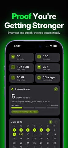 Gymstrike: Gym Log & Tracker Screenshot 4 of 6