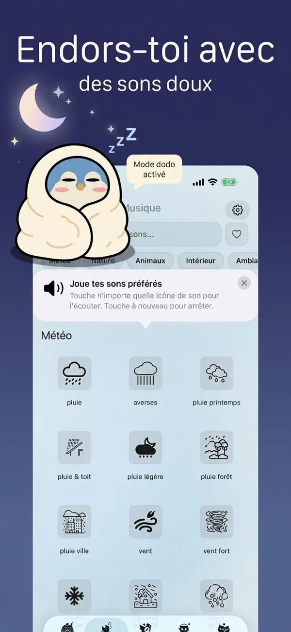 Screenshot #1 pour Chill : Détente et Sommeil