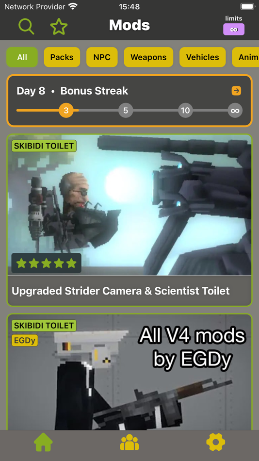 #1. Ragdoll Mods: Guns and Skins (iOS) 由: Vladislav Kovalyov