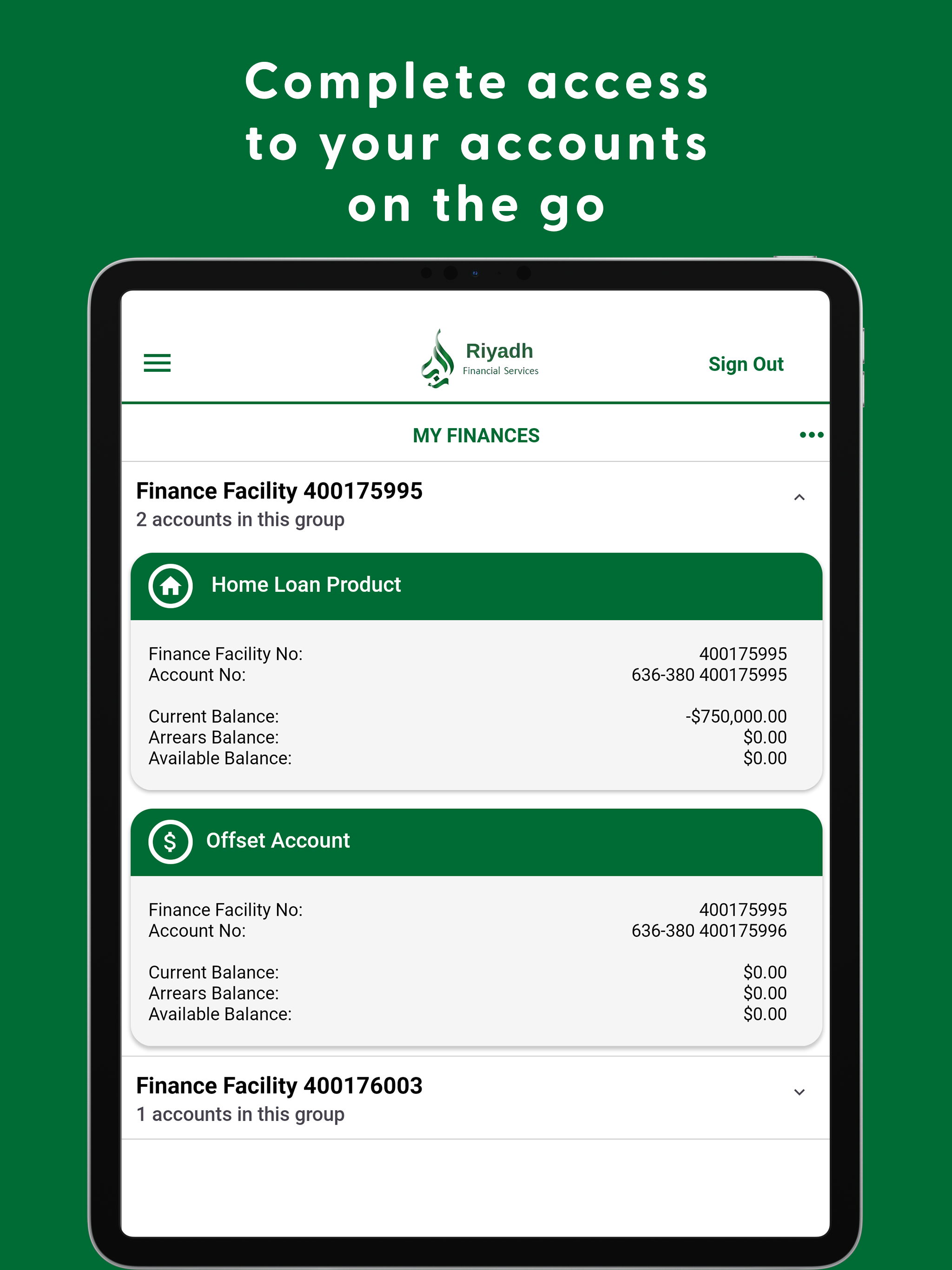 Riyadh Financial Mobile Access screenshot 8