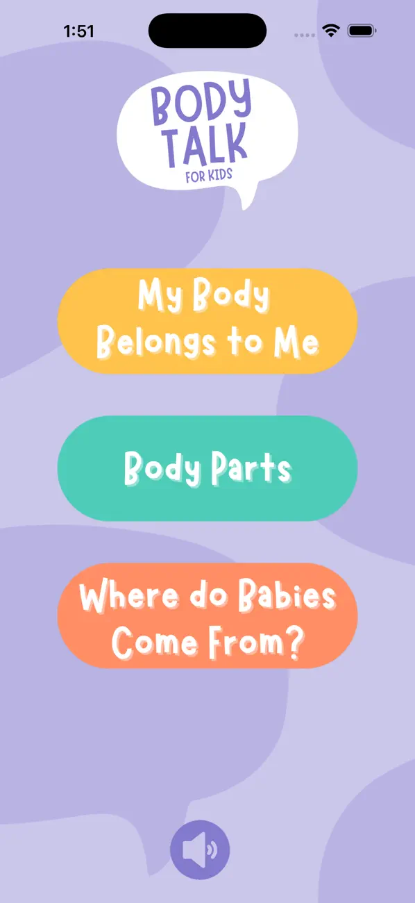 Screenshot #1 pour Body Talk For Kids