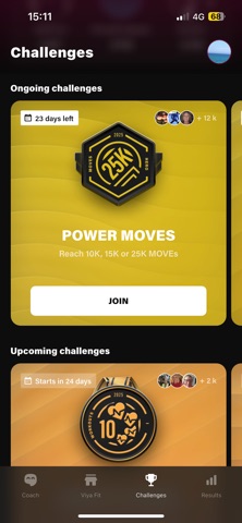 Viya Fit iPhone screenshot