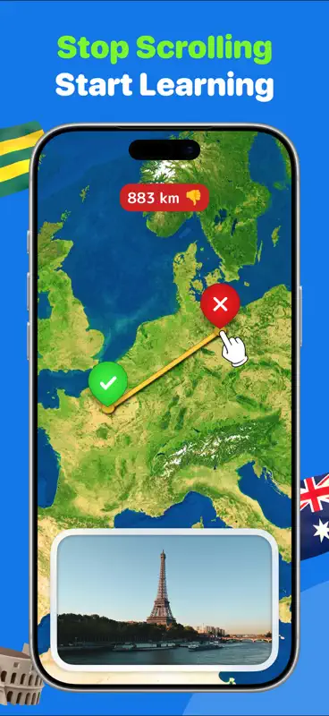 Quiz de géographie: GeoGeek screenshot 5 of 9