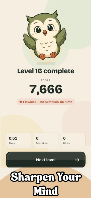 Hoot Grid: Logic Puzzles Screenshot 4 of 4
