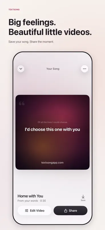 TextSong – Say It With a Song screenshot 5 of 7