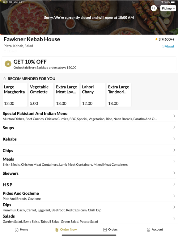 Screenshot #6 pour Fawkner Kebab House