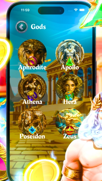 Gates of Olympus: Mythos Screenshot