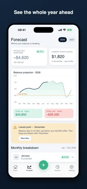 CashVista: Cash Flow Forecast screenshot 2