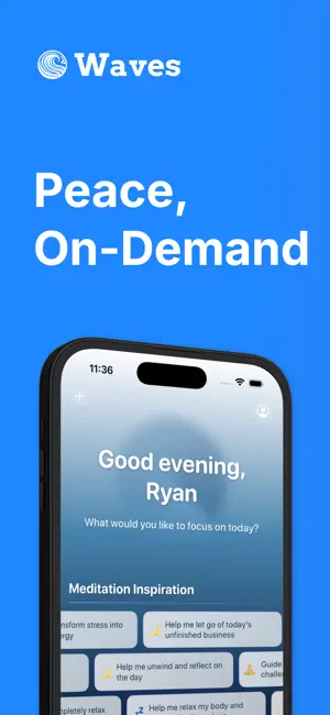 Waves: Personalized Meditation screenshot 1