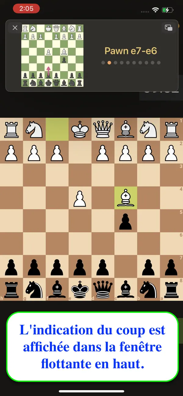 Screenshot #3 pour ChessBot-Assistant IA d’échecs