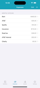 Financial Overview screenshot #2 for iPhone