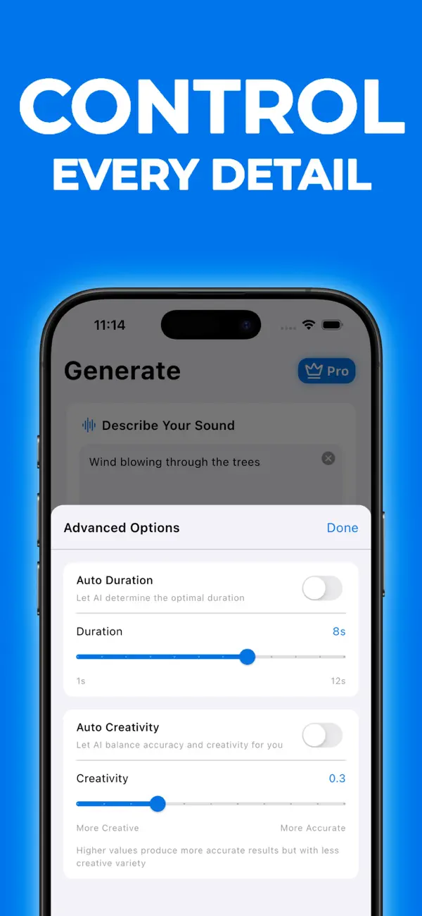 Screenshot #3 pour AI Sound Effects Generator